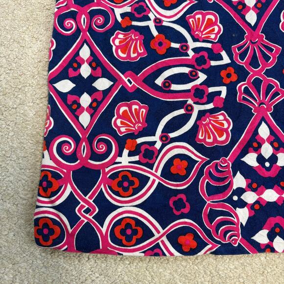 Vineyard Vines Shell Scarf Print Tunic Dress Commodore Color Size 8 - Picture 4 of 6